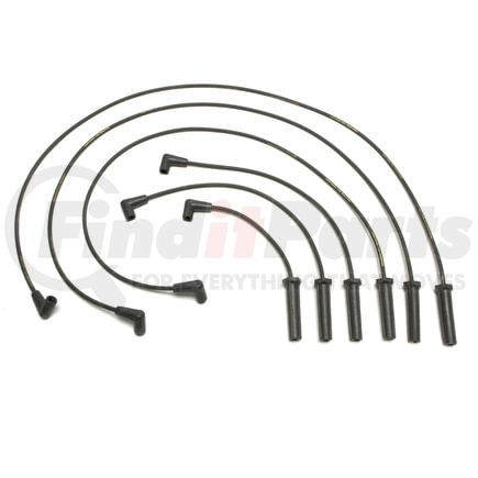 XS10206 by DELPHI - Spark Plug Wire Set - Composite High Temperature Core, 0.278" Insulation Outside Diameter