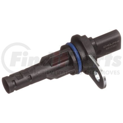 SS11381 by DELPHI - Engine Camshaft Position Sensor - Black, Oval Female Connector, 3 Pin Male Terminals