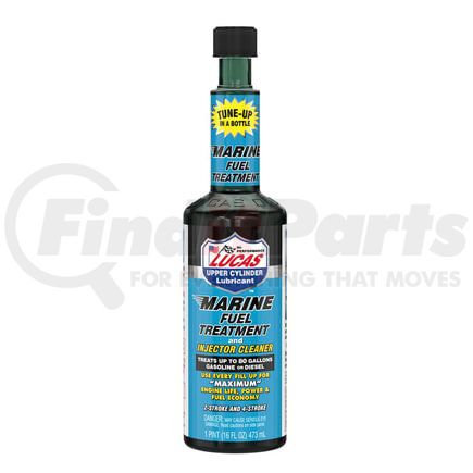 10150 by LUCAS OIL - Marine Fuel Treatment and Injector Cleaner - 1 Pint (16 Oz.), 2 & 4-Stroke