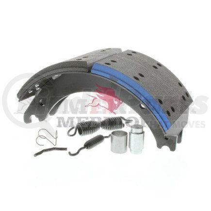 KSF5554715QP by MERITOR - Fras-Le New Drum Brake Shoe and Lining Kit - Lined