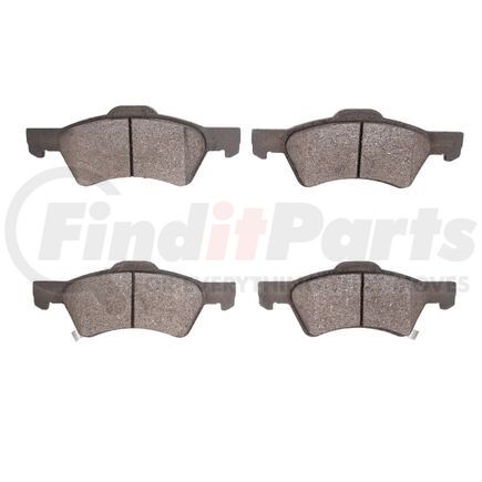 1551-0857-00 by DYNAMIC FRICTION COMPANY - 5000 Advanced Brake Pads - Semi Metallic