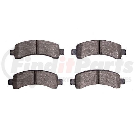 1551-0974-00 by DYNAMIC FRICTION COMPANY - 5000 Advanced Brake Pads - Ceramic