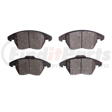 1551-1107-00 by DYNAMIC FRICTION COMPANY - 5000 Advanced Brake Pads - Ceramic