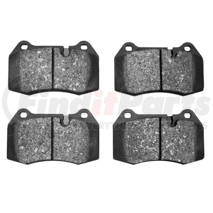 1551-1133-09 by DYNAMIC FRICTION COMPANY - 5000 Advanced Brake Pads - Low Metallic and Hardware Kit