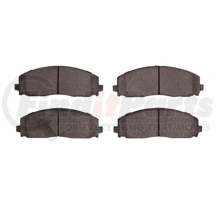 1551-1589-00 by DYNAMIC FRICTION COMPANY - 5000 Advanced Brake Pads - Ceramic