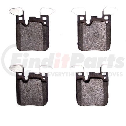 1551-1656-00 by DYNAMIC FRICTION COMPANY - 5000 Advanced Brake Pads - Low Metallic