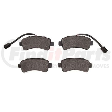 1551-1746-00 by DYNAMIC FRICTION COMPANY - 5000 Advanced Brake Pads - Semi Metallic