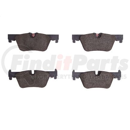 1552-1613-00 by DYNAMIC FRICTION COMPANY - 5000 Advanced Brake Pads - Low Metallic