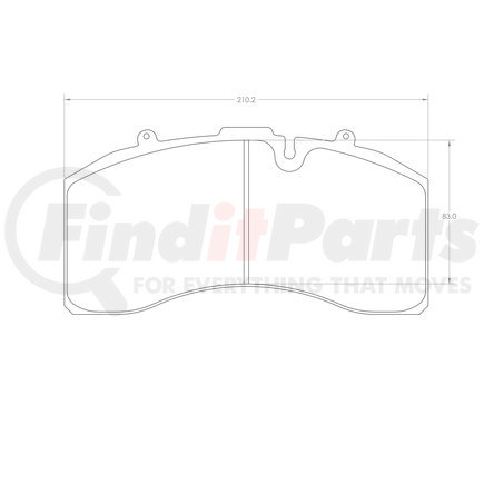 1369.10 by PERFORMANCE FRICTION - 1369.10,Carbon Metallic® Disc Brake Pads