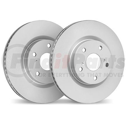 Dynamic Friction Company 4002-21034 Disc Brake Rotor Set Brake Rotors - GEOSPEC Coated