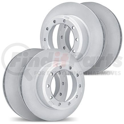 4004-54177 by DYNAMIC FRICTION COMPANY - Brake Rotors - GEOSPEC Coated