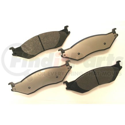 1066.10 by PERFORMANCE FRICTION - Disc Brake Pad Set - Carbon Metallic, FMSI D1066-7972, Ford F450/F550/F53/F59, Int'l Terrastar