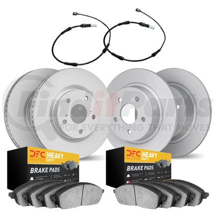 4234-40002 by DYNAMIC FRICTION COMPANY - GEOSPEC Coated Rotor- HD Brake Pad - Sensor