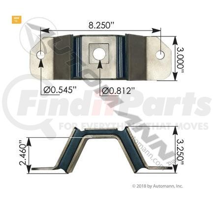 M17395UB by AUTOMANN - ENGINE ISOLATOR POLY FREIGHTLI