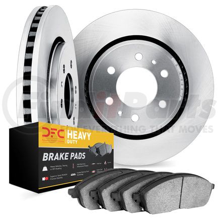 6202-44004 by DYNAMIC FRICTION COMPANY - Brake Rotor- HD Brake Pad