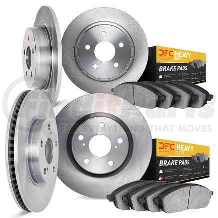 6204-54003 by DYNAMIC FRICTION COMPANY - Brake Rotor- HD Brake Pad