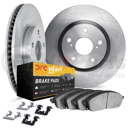 6212-39179 by DYNAMIC FRICTION COMPANY - Brake Rotor- HD Brake Pad - Hardware