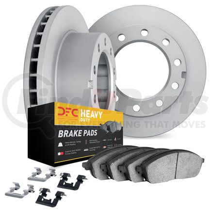 6212-40507 by DYNAMIC FRICTION COMPANY - Brake Rotor- HD Brake Pad - Hardware