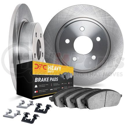 6212-42183 by DYNAMIC FRICTION COMPANY - Brake Rotor- HD Brake Pad - Hardware