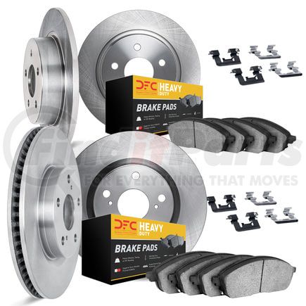 6214-42006 by DYNAMIC FRICTION COMPANY - Brake Rotor- HD Brake Pad - Hardware