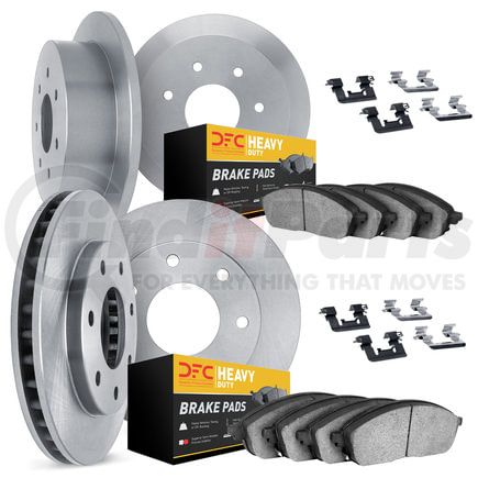 6214-99119 by DYNAMIC FRICTION COMPANY - Brake Rotor- HD Brake Pad - Hardware