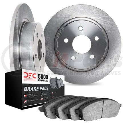 6502-03047 by DYNAMIC FRICTION COMPANY - Brake Rotor with 5000 Brake Pads