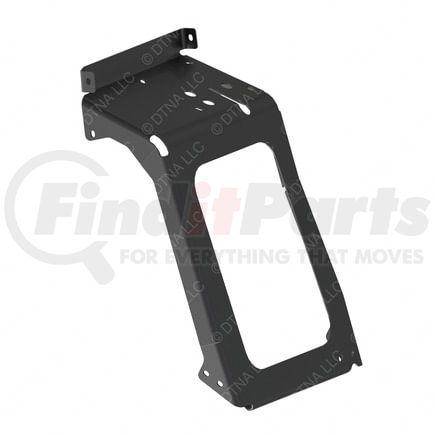 21-28841-007 by FREIGHTLINER - Bumper Bracket - Right Side, Steel, Black, 0.12 in. THK