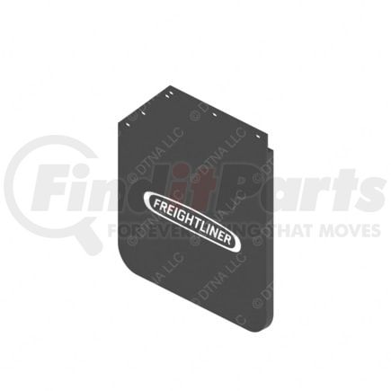 22-61645-221 by FREIGHTLINER - Mud Flap - Right Side, Symplastic, 609.6 mm x 609.6 mm, 4.8 mm THK