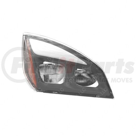 66-01405-020 by FREIGHTLINER - Headlight Housing Assembly - LED, Right Side, 439.1 mm x 340.9 mm