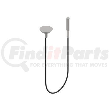 A 680 430 00 54 by FREIGHTLINER - Cable Support Bracket - Wire-Steel/ ToPolycarbonateoat-HDPE/ End Fitting-Zinc Plating, Black