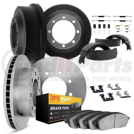 6284-48269 by DYNAMIC FRICTION COMPANY - Brake Rotor- HD Brake Pad - Hardware and Adjuster