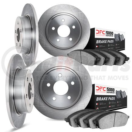 6504-52019 by DYNAMIC FRICTION COMPANY - Rotors with 5000 Advanced Brake Pads