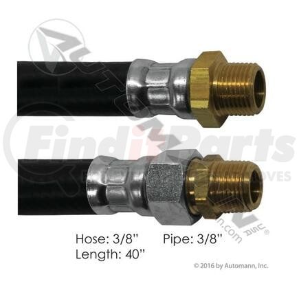 177.7240 by AUTOMANN - AIR HOSE ASM 3/8IN 3/8IN PIPE-