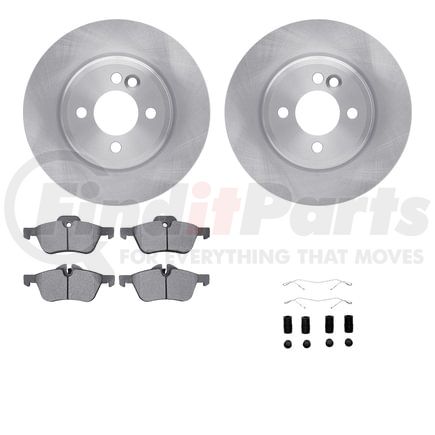 6512-32028 by DYNAMIC FRICTION COMPANY - Brake Rotor with 5000 Brake Pads and Hardware Kit