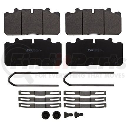 ADBHD1518 by ABEX - Disc Brake Pad Set