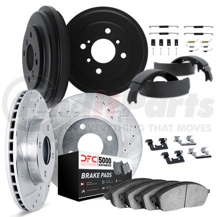 7514-76079 by DYNAMIC FRICTION COMPANY - DFC Brake Kit