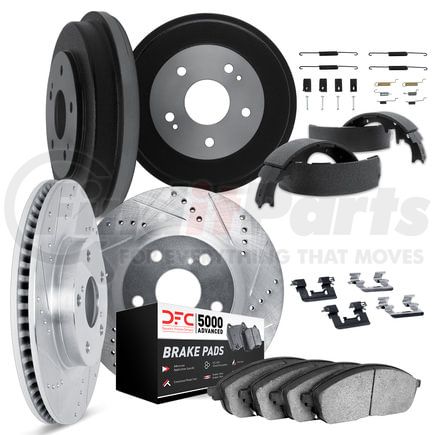 7514-76123 by DYNAMIC FRICTION COMPANY - DFC Brake Kit