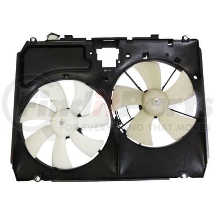 FA70260 by CONTINENTAL AG - Dual Fan Assembly