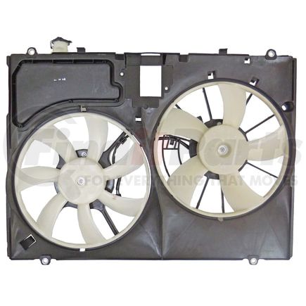 Continental AG FA70665 Dual Radiator and Condenser Fan Assembly Dual Fan Assembly