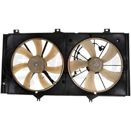 FA70666 by CONTINENTAL AG - Dual Fan Assembly