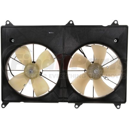 FA70721 by CONTINENTAL AG - Dual Fan Assembly