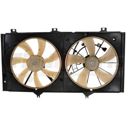 FA70722 by CONTINENTAL AG - Dual Fan Assembly