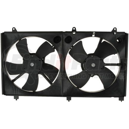 Continental AG FA70773 Dual Radiator and Condenser Fan Assembly Dual Fan Assembly