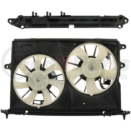 Continental AG FA70784 Dual Radiator and Condenser Fan Assembly Dual Fan Assembly