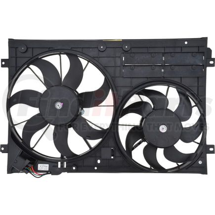 Continental AG FA70845 Dual Radiator and Condenser Fan Assembly Dual Fan Assembly