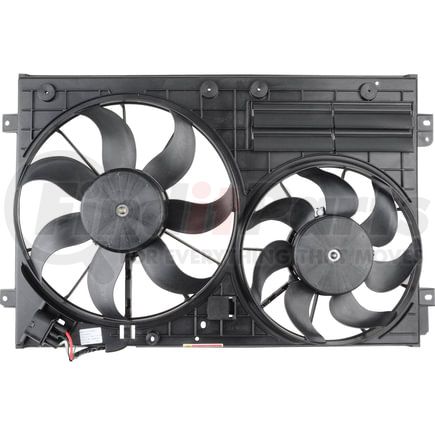 Continental AG FA70916 Dual Radiator and Condenser Fan Assembly Dual Fan Assembly
