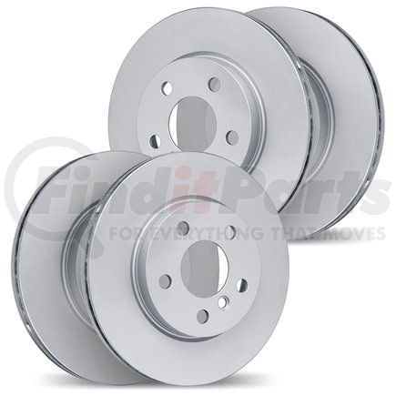 9004-02023 by DYNAMIC FRICTION COMPANY - Brake Rotors - Cross Drilled