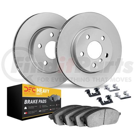 9212-99168 by DYNAMIC FRICTION COMPANY - Hi-Carbon Rotor - HD Brake Pad - Hardware