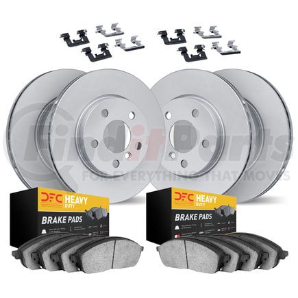 9214-54064 by DYNAMIC FRICTION COMPANY - Hi-Carbon Rotor - HD Brake Pad - Hardware
