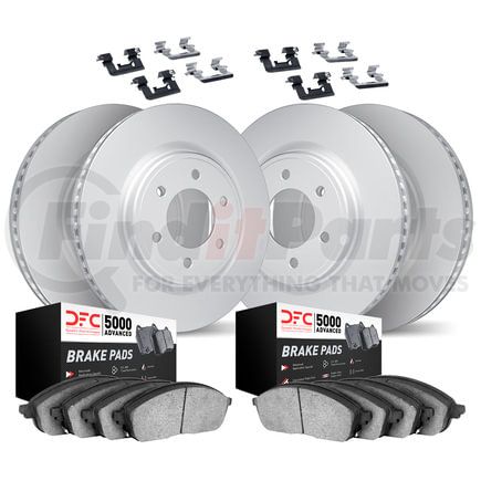 9514-54133 by DYNAMIC FRICTION COMPANY - GEOMET Rotors with 5000 Advanced Brake Pads includes Hardware